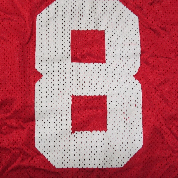 Puma Ohio State‎ Football Jersey Mens Large Vintage 90s Red Nylon USA Made #8 - Picture 3 of 6